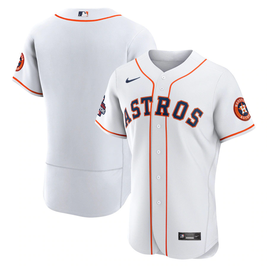 Men Houston Astros Nike White 2022 World Series Champions Home Authentic MLB Jersey